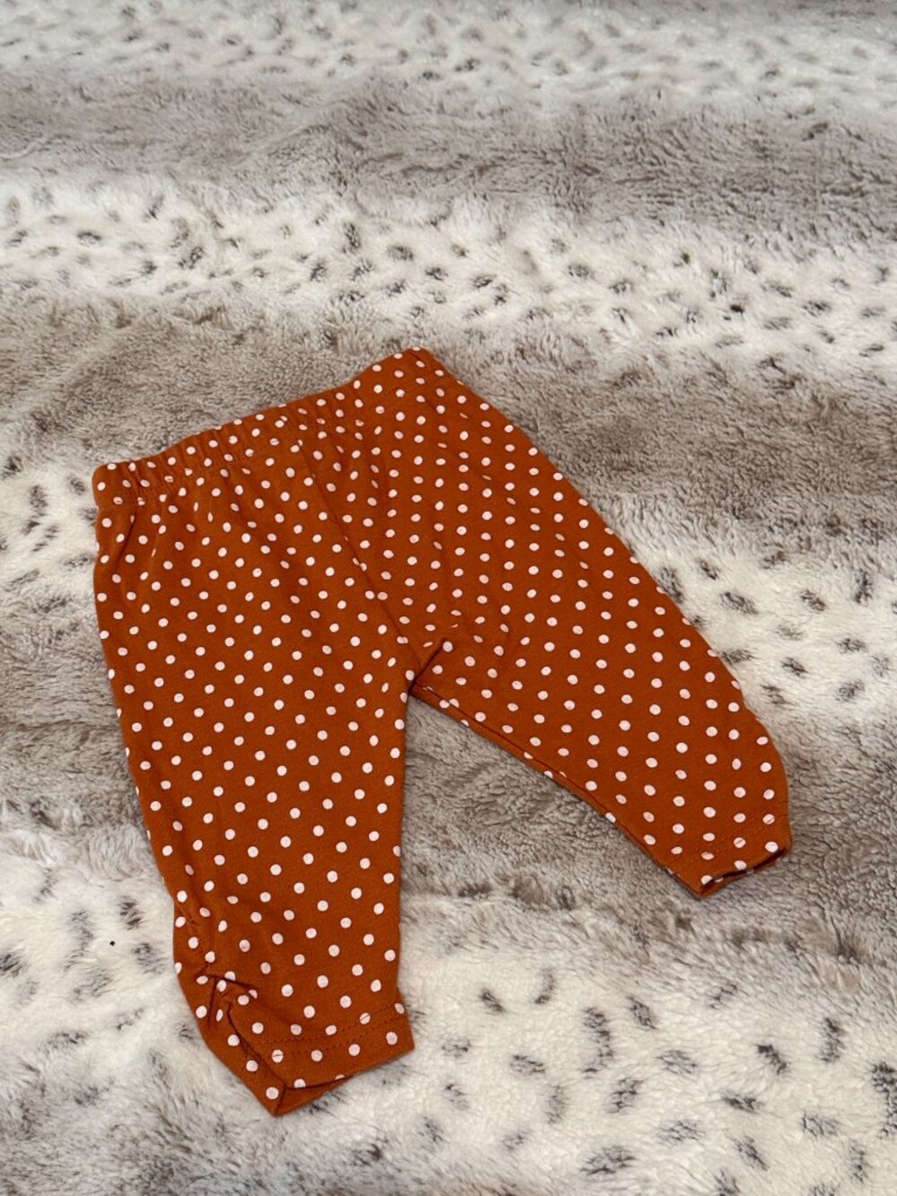 Tahari matching set baby girls 3-6 months polka dot fall Thanksgiving pumpkin - Picture 7 of 11